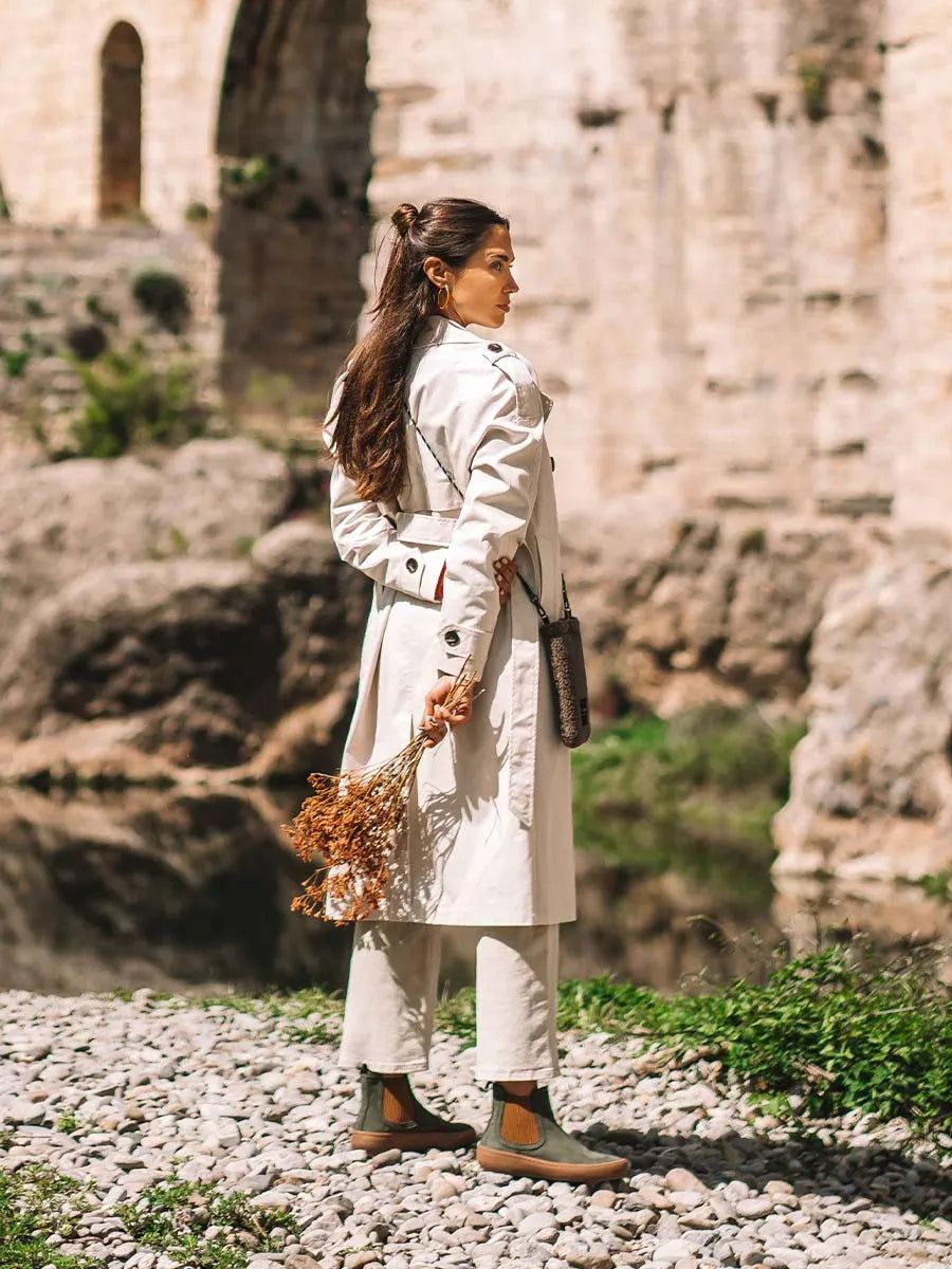 botines mujer - Botín para mujer en piel nobuk con elásticos laterales | SERRA  - Toni Pons