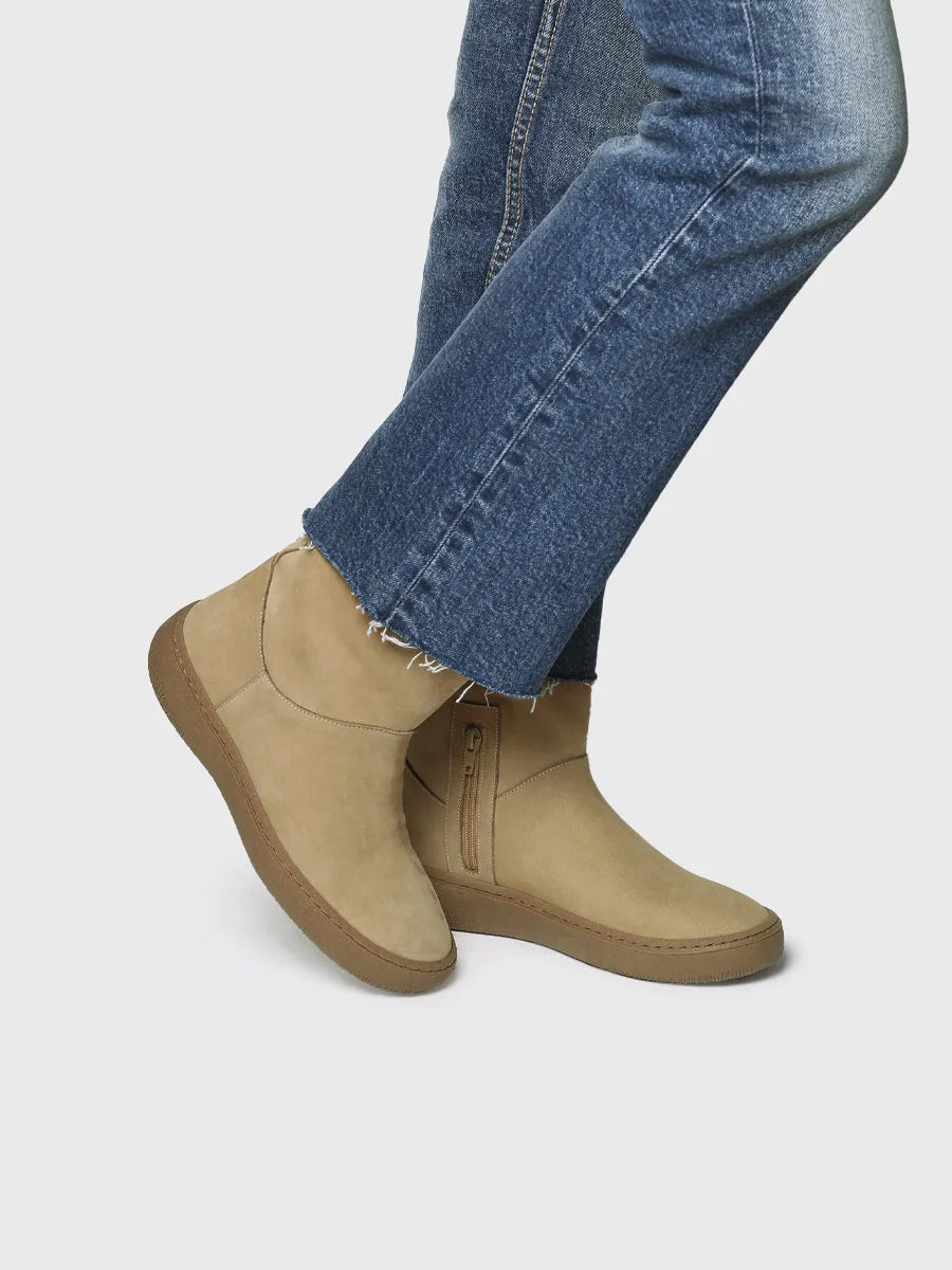 botines mujer - Botín para mujer en piel nobuk | SILS - Toni Pons