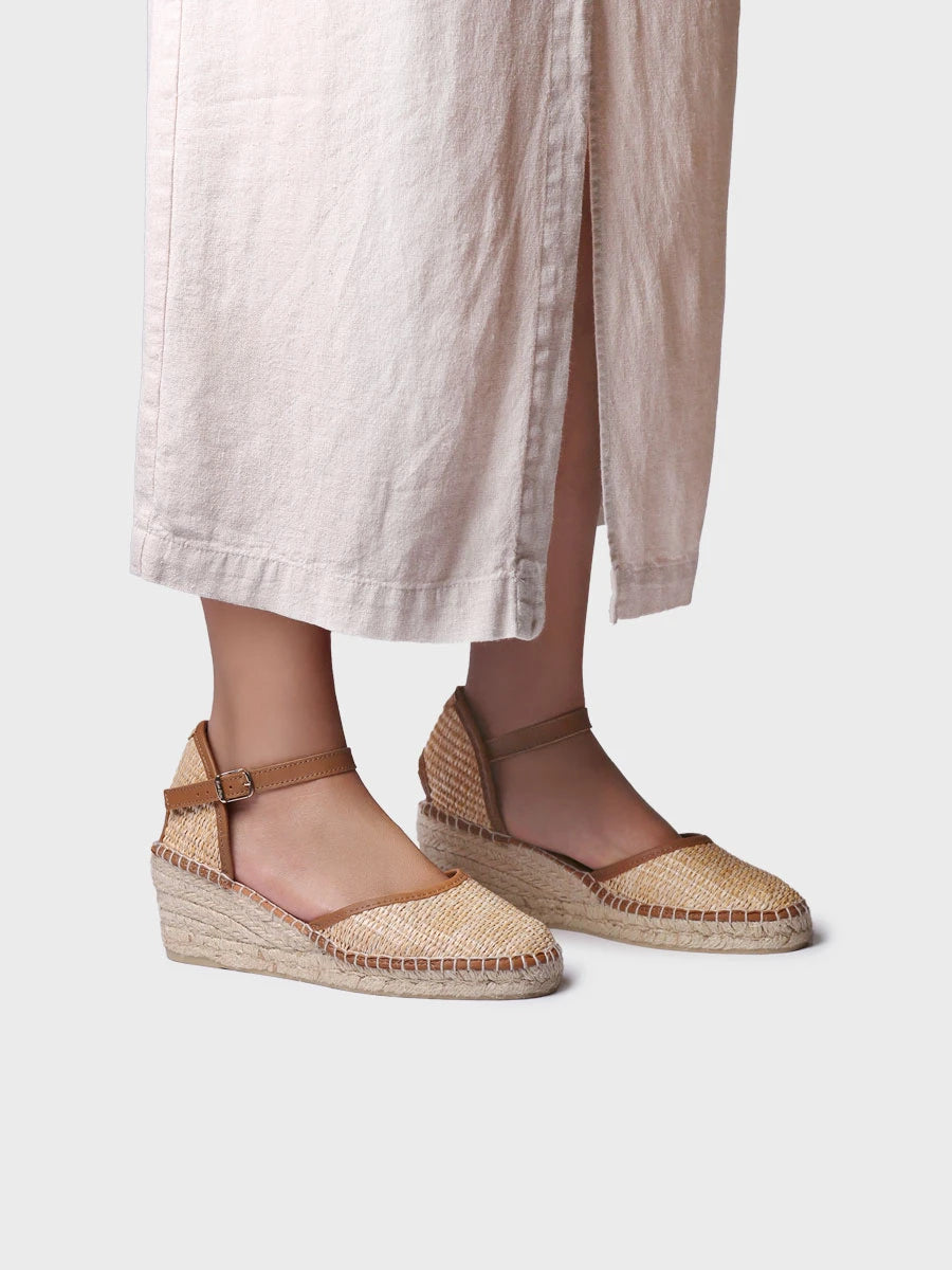 - Alpargata de mujer de cuña en rafia trenzada | SONIA-RP - Toni Pons
