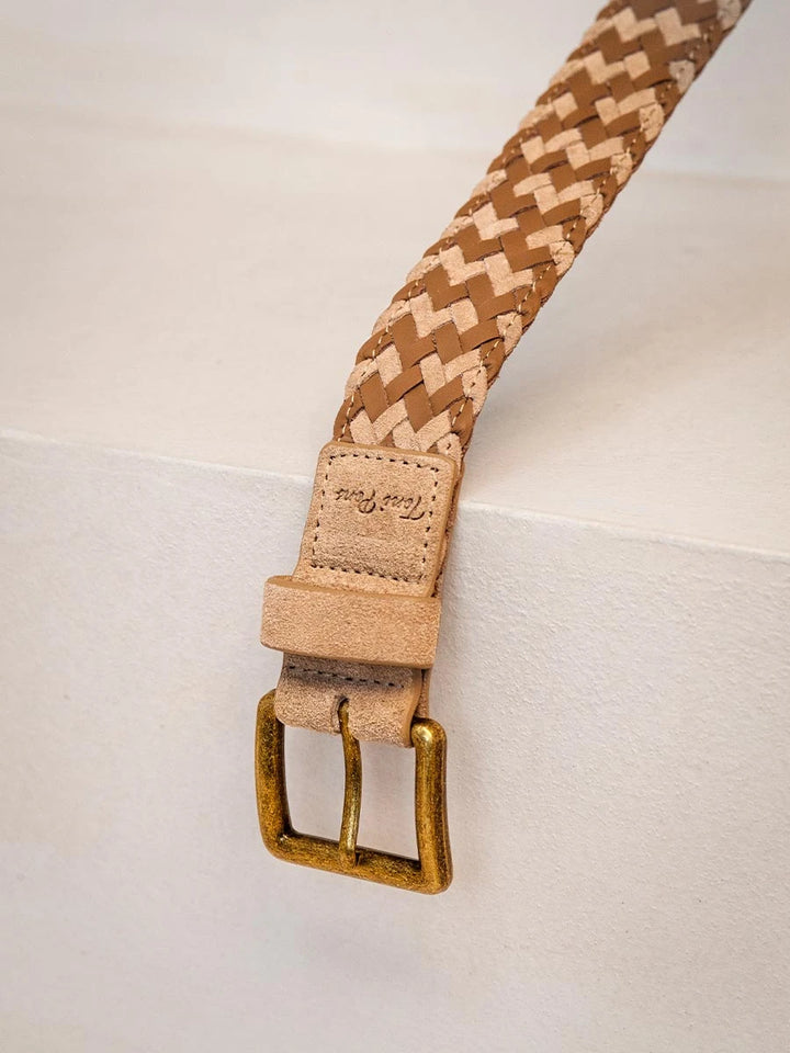 - Cinturón unisex en piel trenzada | SUSQUEDA80 - Toni Pons