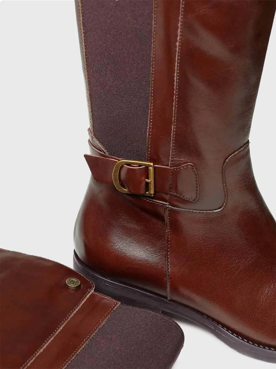 botas mujer - Bota alta para mujer en piel | TACOMA-P - Toni Pons