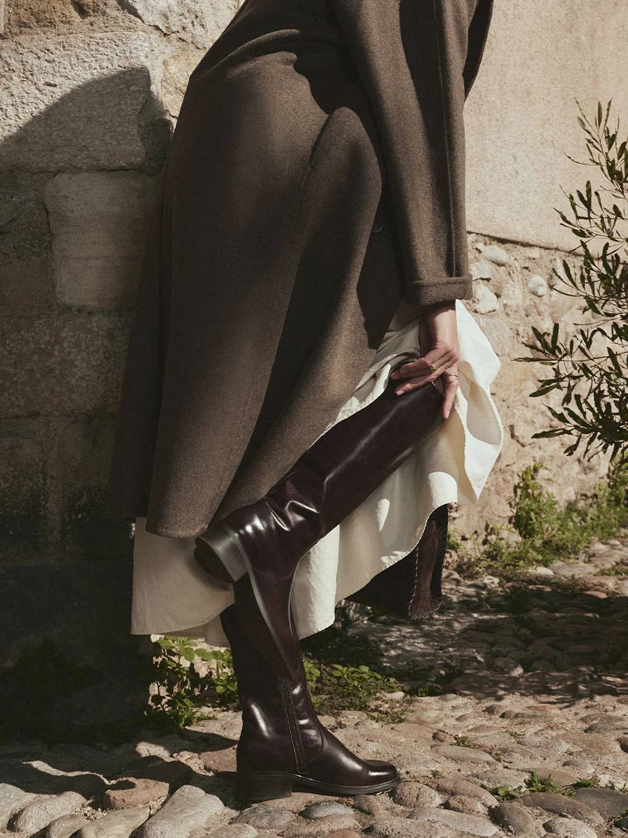 Women's high leather boot | TAGA-P