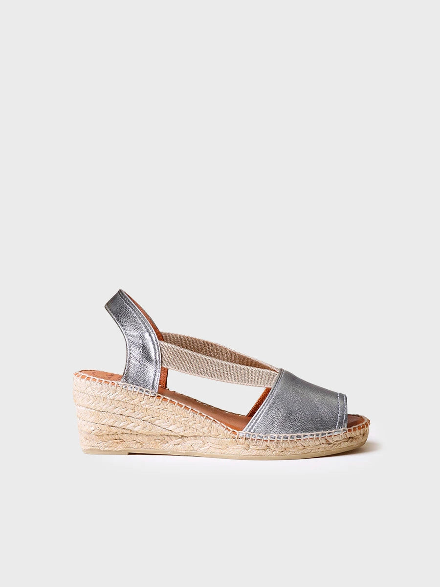 - Alpargata de cuña media de piel destalonada | TEIDE-P - Toni Pons