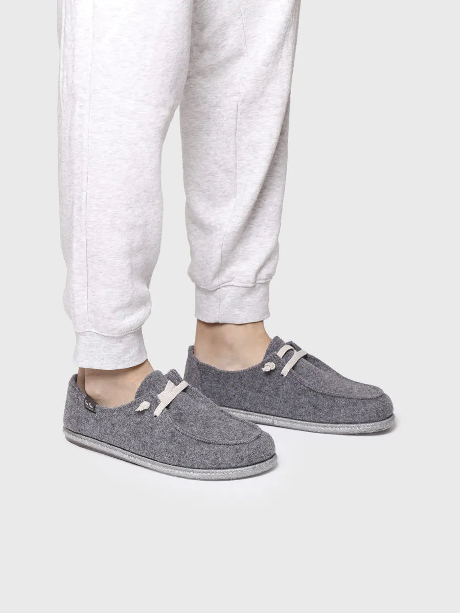 zapatillas de casa hombre - Slippers para hombre en lana reciclada | TIAGO-RW - Toni Pons