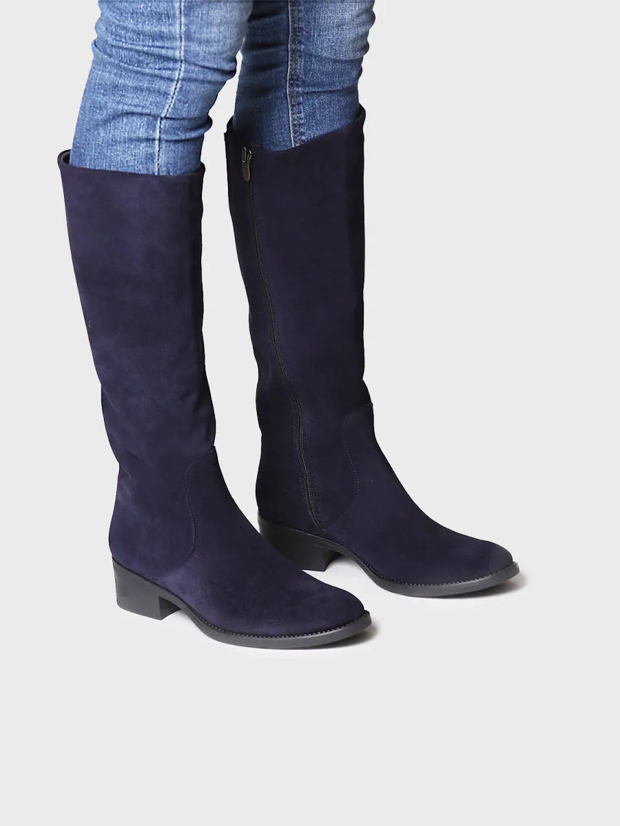 botas mujer - Bota alta para mujer en serraje | TIROL-SY  - Toni Pons