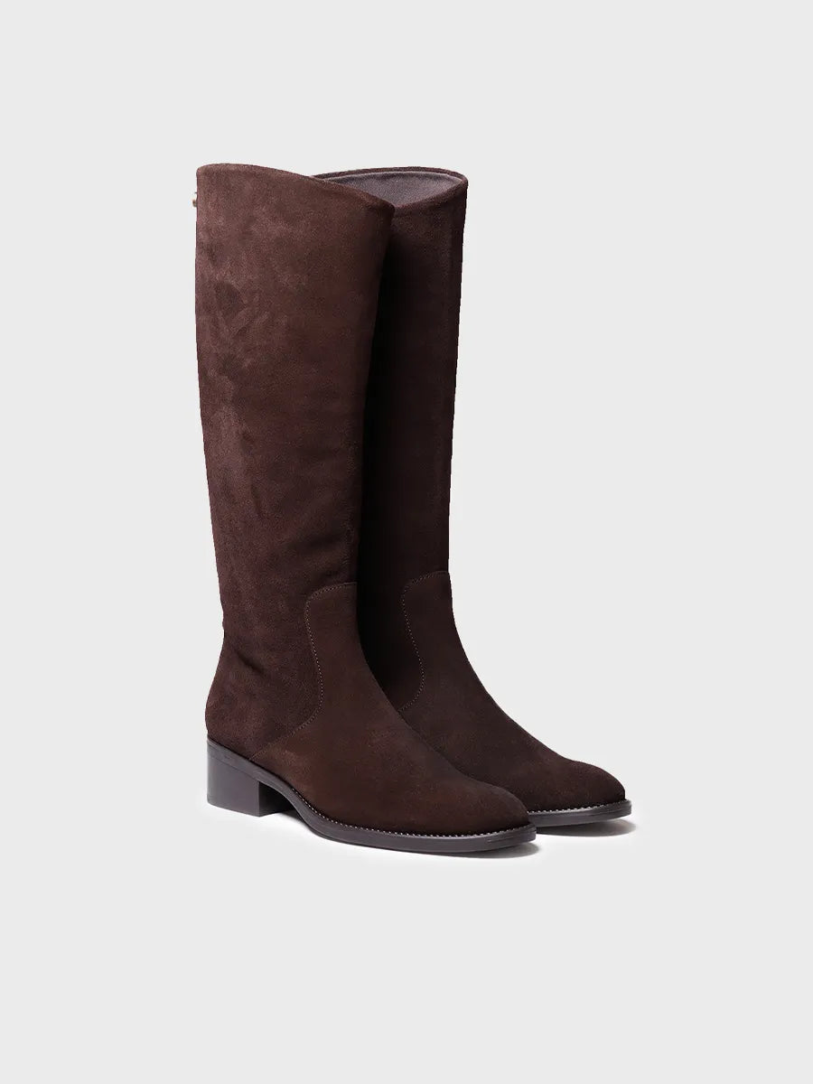 botas mujer - Bota alta para mujer en serraje | TIROL-SY - Toni Pons