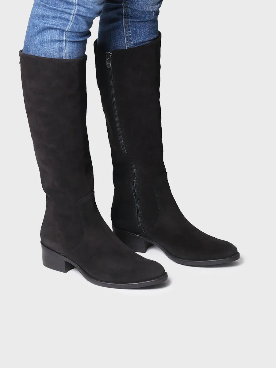 botas mujer - Bota alta para mujer en serraje | TIROL-SY  - Toni Pons