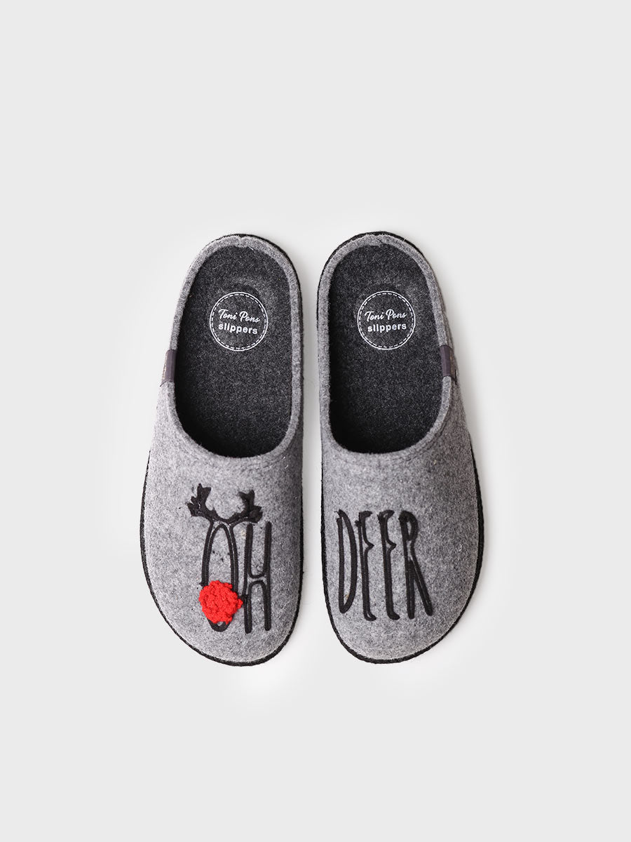 zapatillas de casa hombre - Slippers para hombre en fieltro | TOBI-DR - Toni Pons