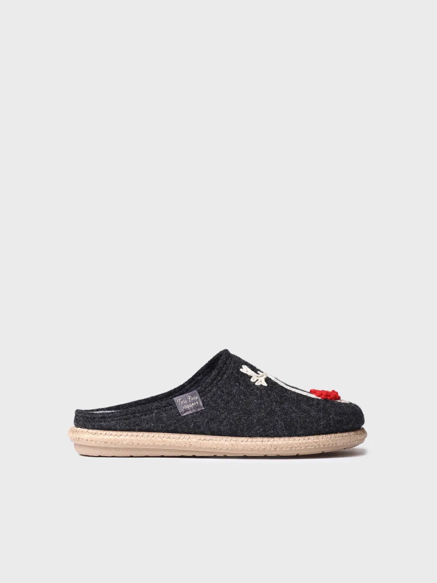 zapatillas de casa hombre - Slippers para hombre en fieltro | TOBI-DR - Toni Pons