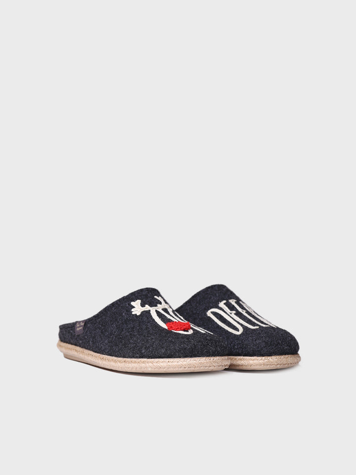 zapatillas de casa hombre - Slippers para hombre en fieltro | TOBI-DR - Toni Pons