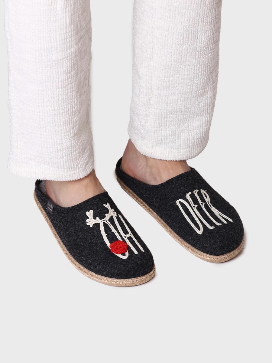 zapatillas de casa hombre - Slippers para hombre en fieltro | TOBI-DR - Toni Pons