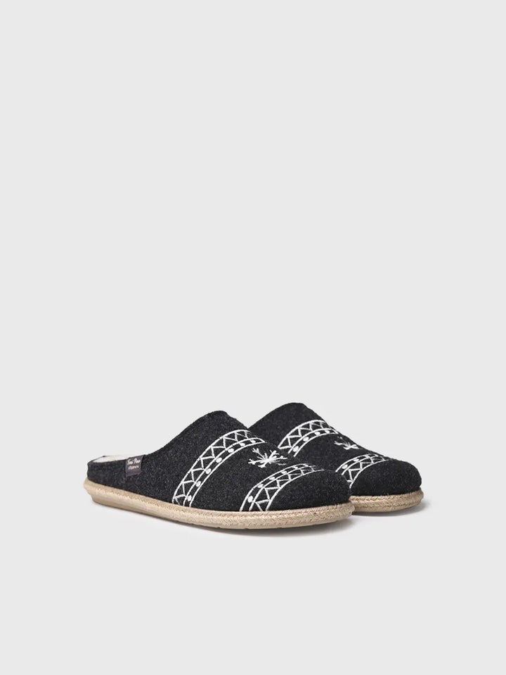 zapatillas de casa hombre - Slippers para hombre en fieltro | TOBI-EF - Toni Pons