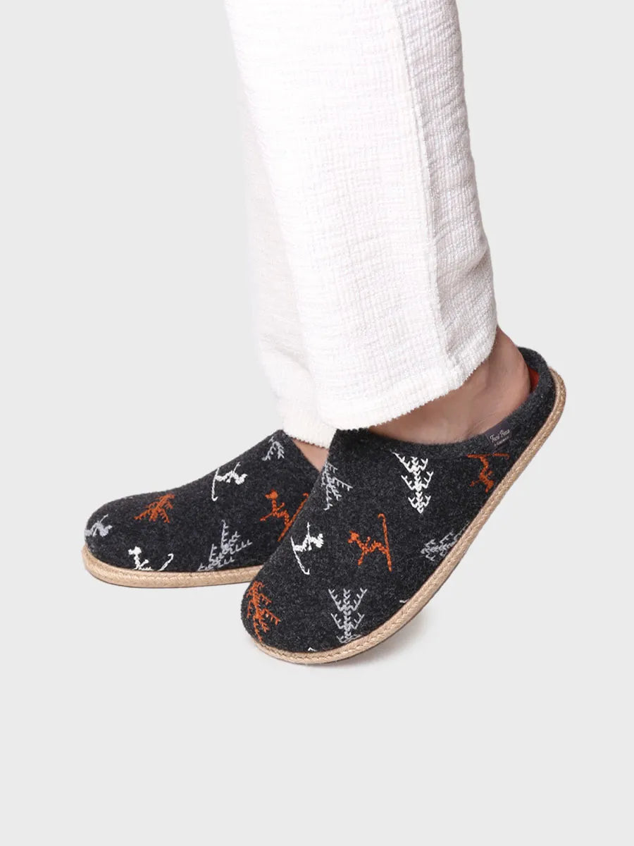 Pantofole da uomo in feltro - TOBI-SK