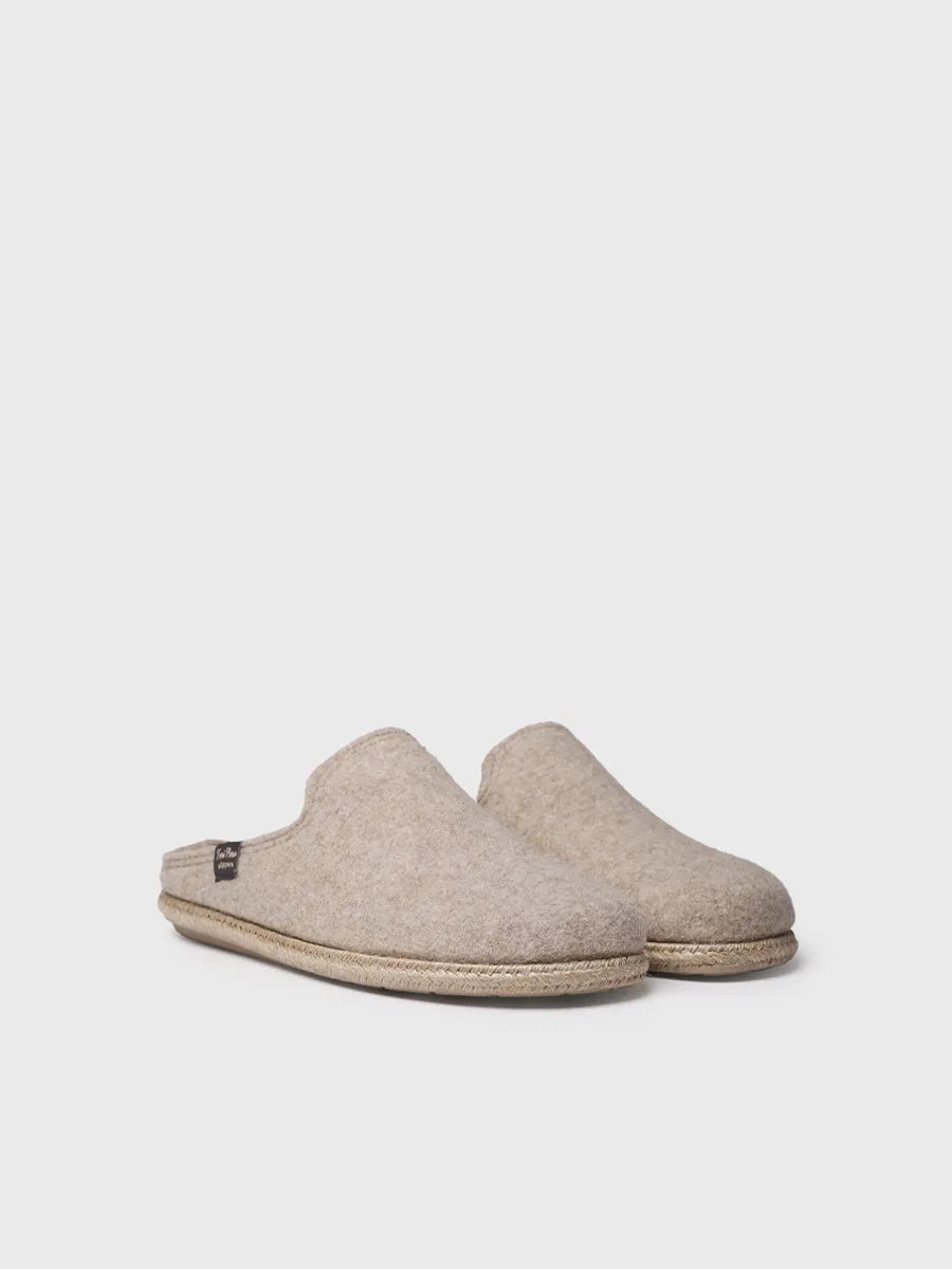 zapatillas de casa hombre - Slippers para hombre de lana reciclada | TOMAS-RW - Toni Pons