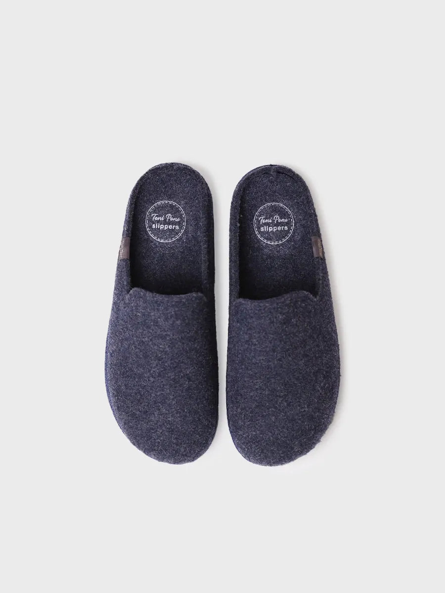 zapatillas de casa hombre - Slippers para hombre de lana reciclada | TOMAS-RW - Toni Pons