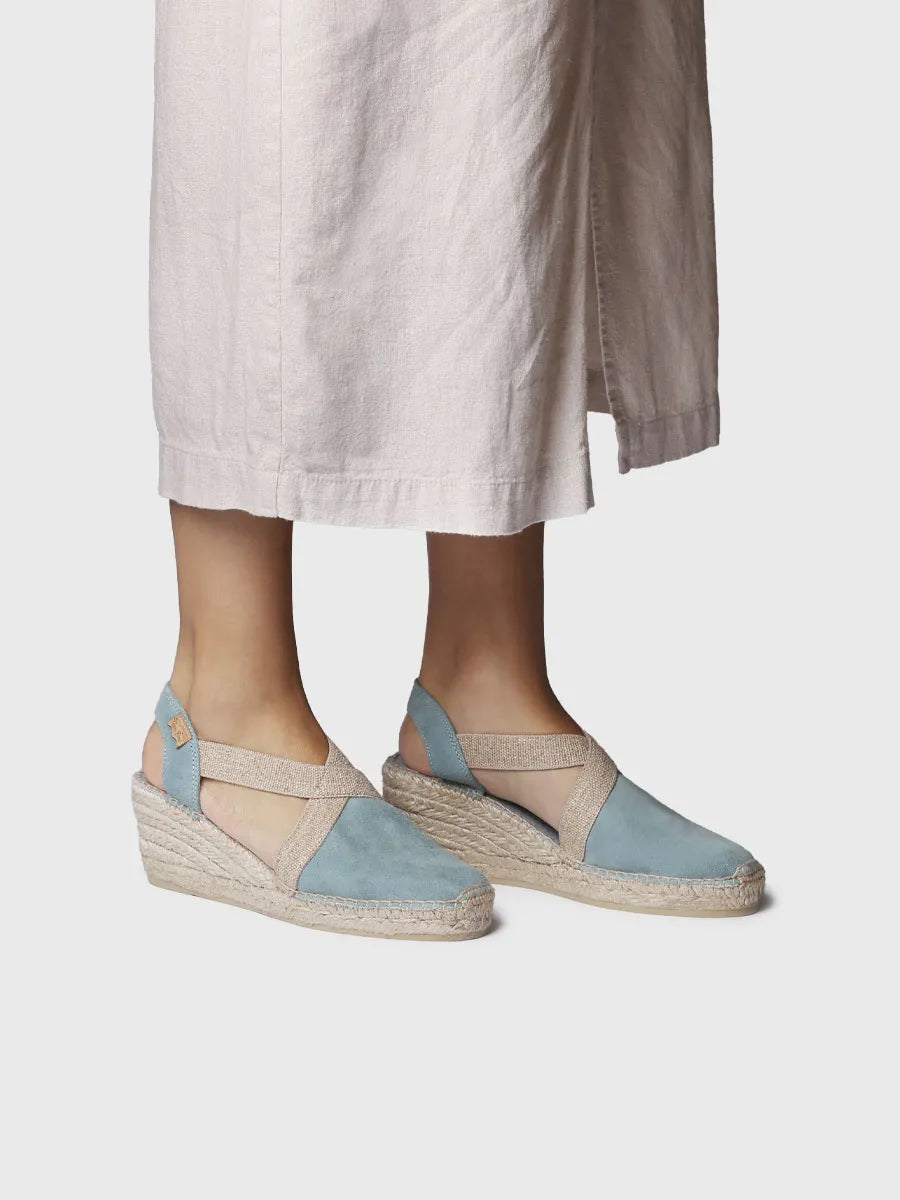 - Alpargata de ante de mujer con elásticos | TONA - Toni Pons