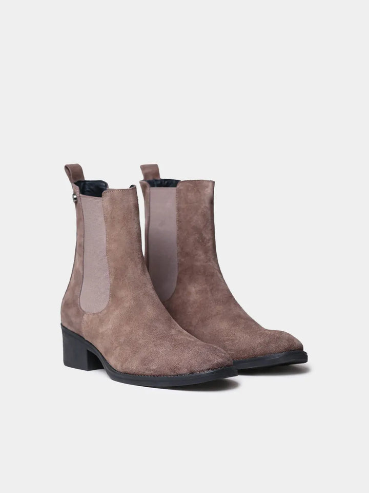 Botines mujer - Botines de mujer en piel efecto serpiente con elásticos | TORTOSA-SY - Toni Pons