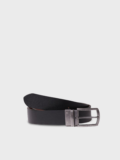 Men's leather belt