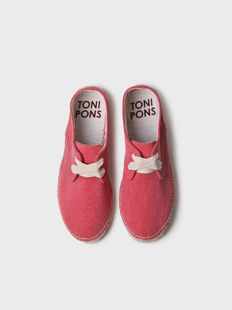 alpargatas mujer - Alpargata vegana de mujer cerrada con cordones | ABRIL  - Toni Pons  