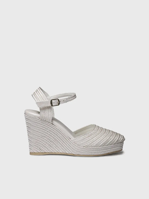  - Alpargatas de cuña de mujer satinadas | ADELINE  - Toni Pons  