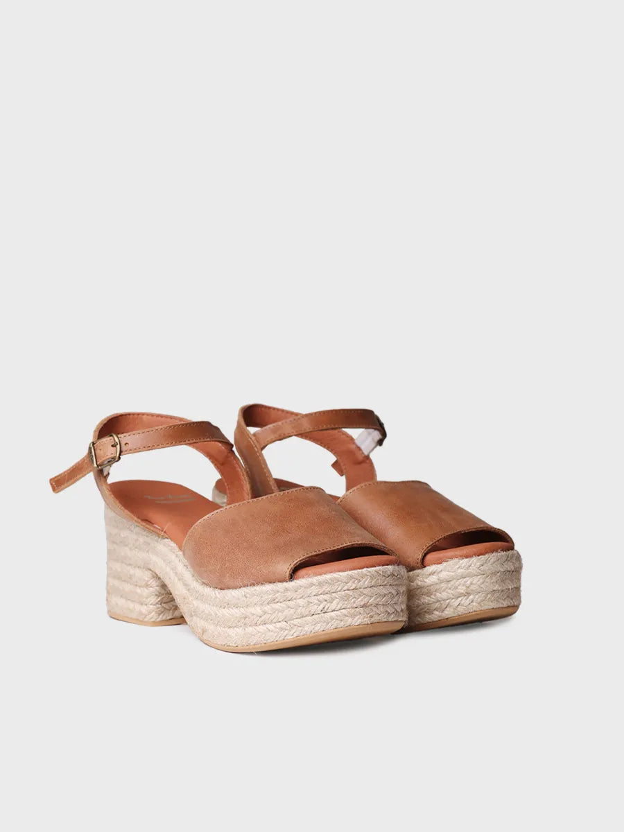 Espadrillas da donna con tacco largo 