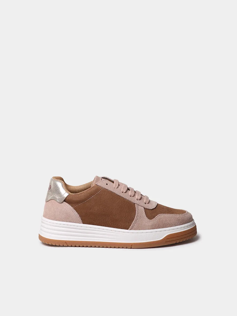 Men's sneakers with elastic laces in suede