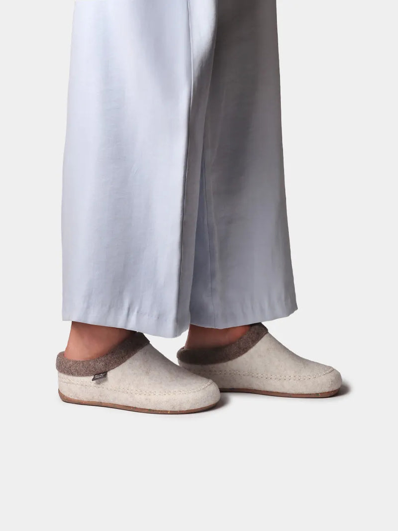 Zapatillas de casa mujer - Slippers destalonadas en fieltro con cuña para mujer | ALBONS  - Toni Pons  