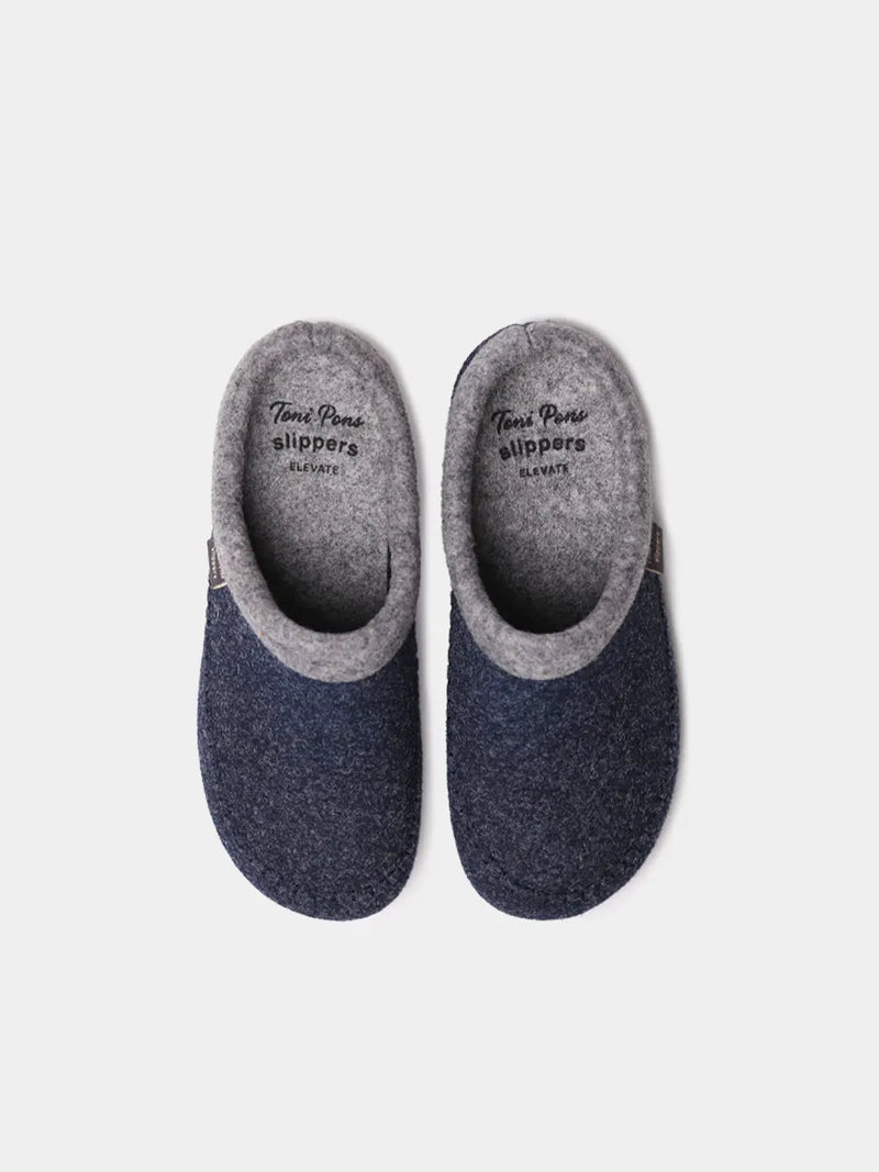 Zapatillas de casa mujer - Slippers destalonadas en fieltro con cuña para mujer | ALBONS  - Toni Pons  