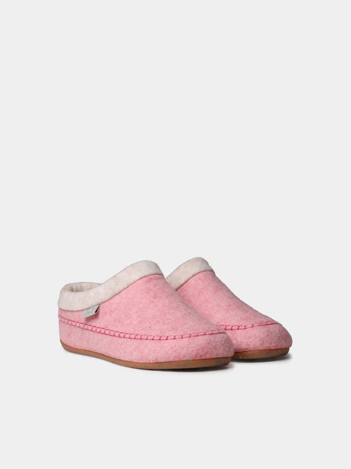 Zapatillas de casa mujer - Slippers destalonadas en fieltro con cuña para mujer | ALBONS  - Toni Pons  