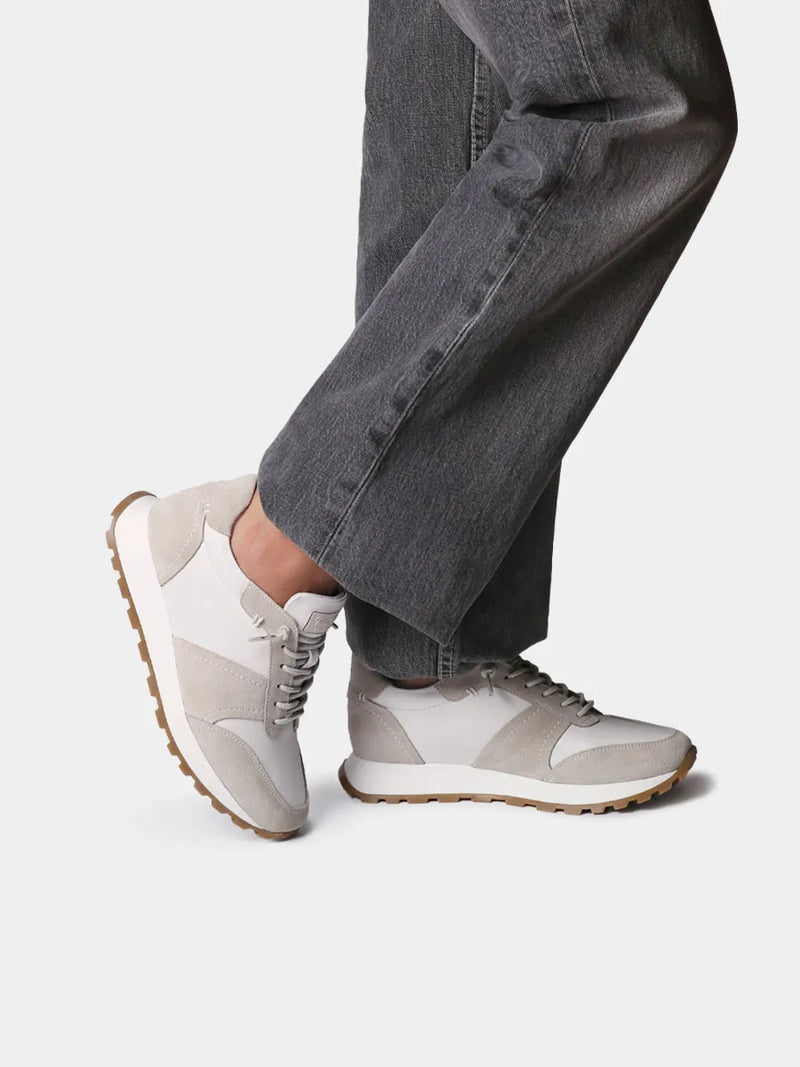Zapatos con cordones mujer - Zapatillas deportivas de piel metalizada y serraje para mujer | ALICIA  - Toni Pons  