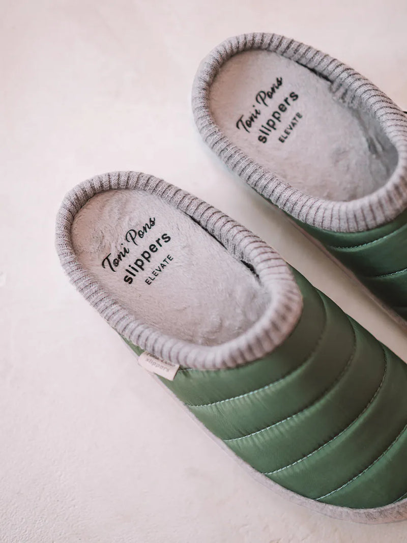 Zapatillas de casa mujer - Slippers acolchadas tipo zueco con cuña para mujer | ALINS  - Toni Pons  