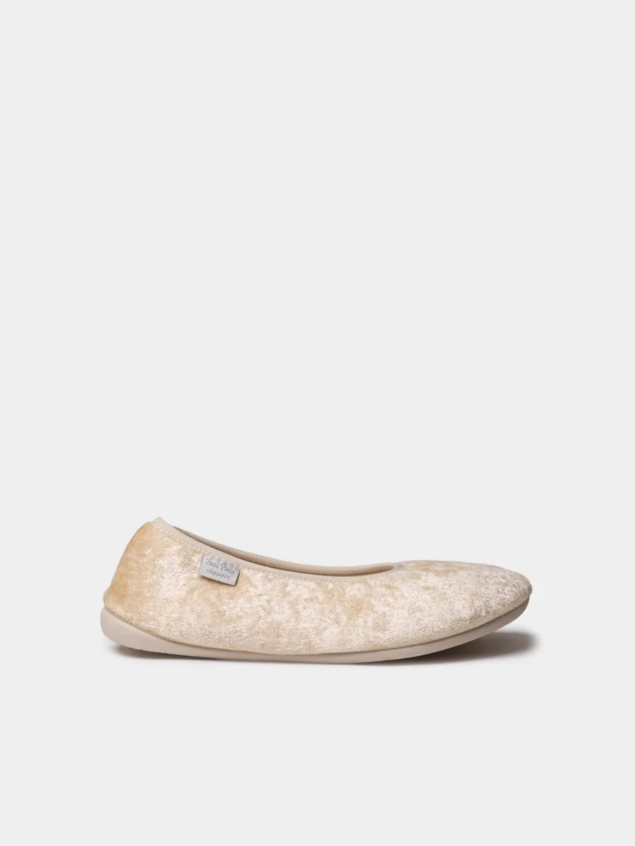 Zapatillas de casa mujer - Zapatillas tipo bailarina de terciopelo para mujer | ALTEA  - Toni Pons  