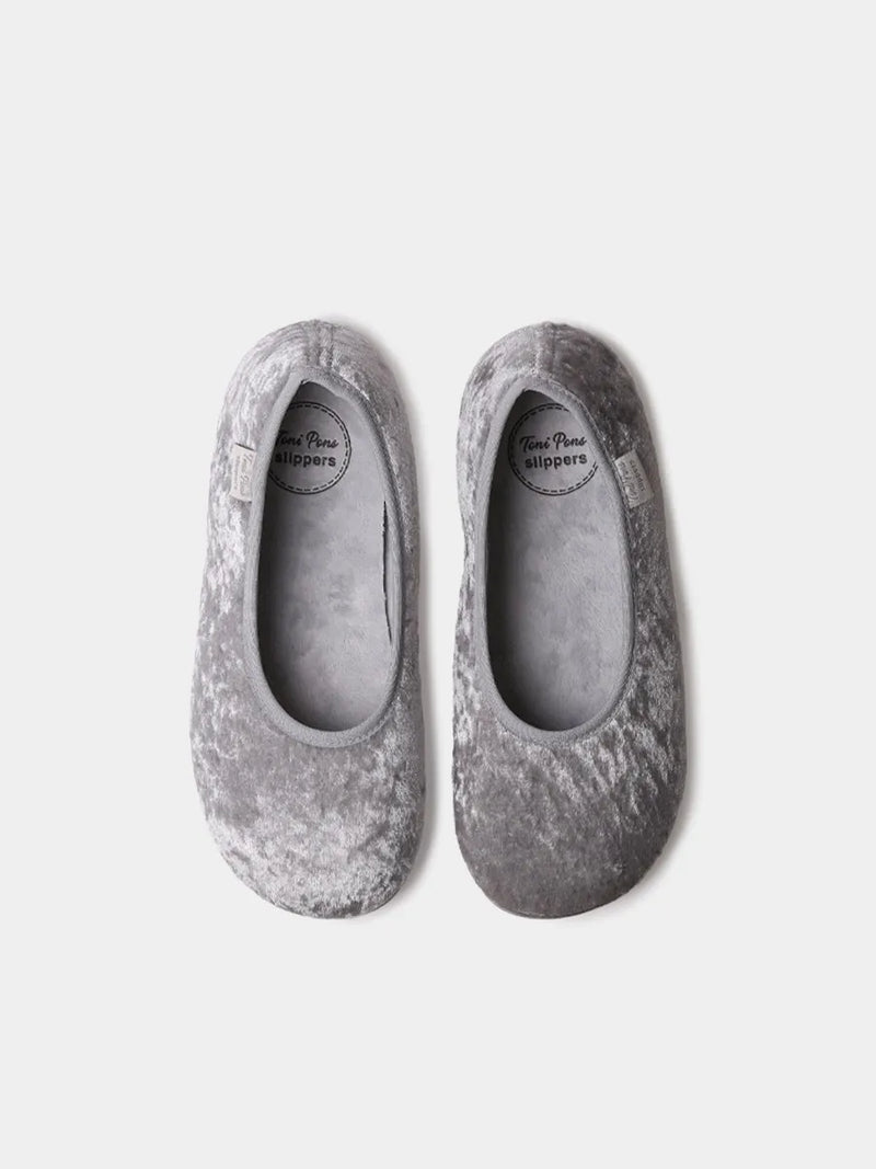 Zapatillas de casa mujer - Zapatillas tipo bailarina de terciopelo para mujer | ALTEA  - Toni Pons  