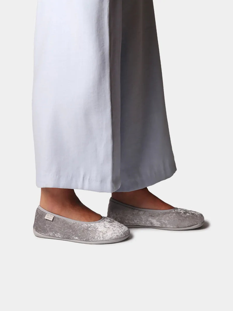 Zapatillas de casa mujer - Zapatillas tipo bailarina de terciopelo para mujer | ALTEA  - Toni Pons  