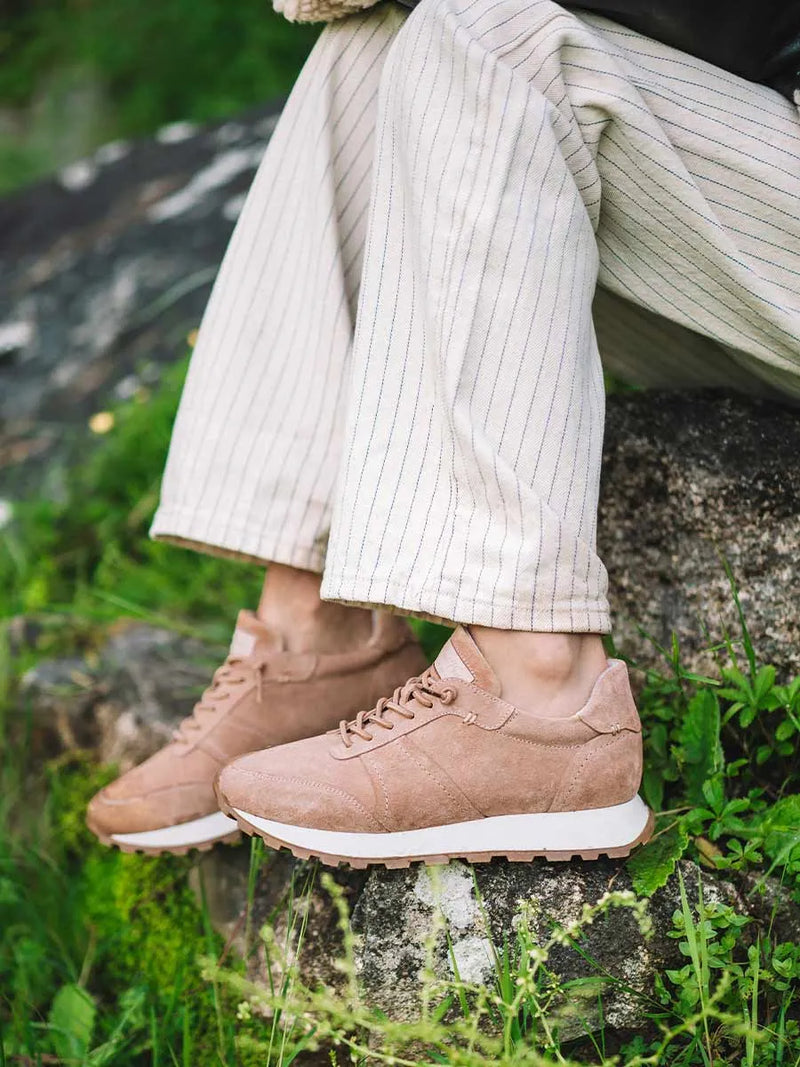 ANNA - Women's lace-up sneakers in suede | TONI PONS