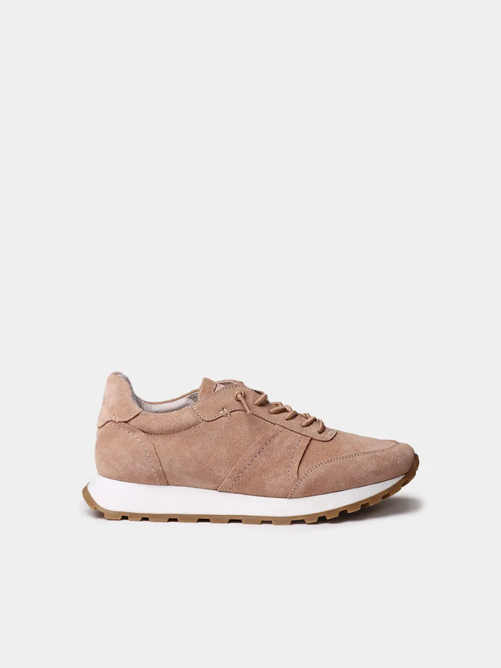 Zapatos con cordones mujer - Zapatillas deportivas en serraje con cordones para mujer | ANNA  - Toni Pons  