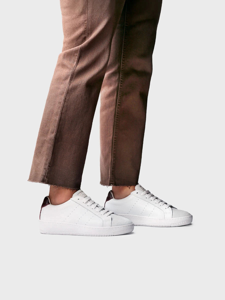 Zapatillas mujer - Zapatilla deportiva en piel para mujer | AROA  - Toni Pons  