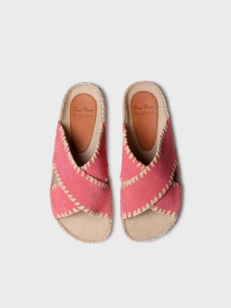  - Sandalias planas tipo BIO de mujer en serraje| BALI-SD  - Toni Pons  