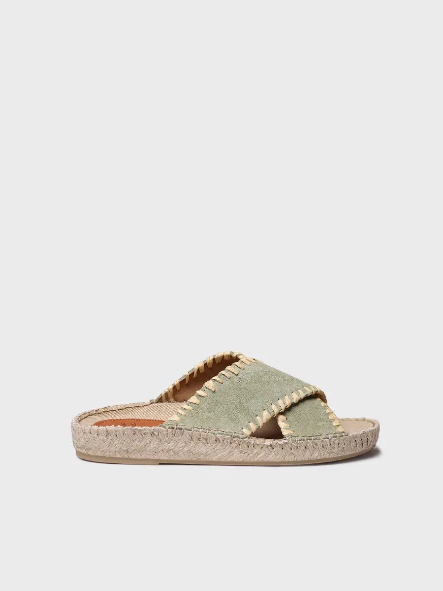  - Sandalias planas tipo BIO de mujer en serraje| BALI-SD  - Toni Pons  