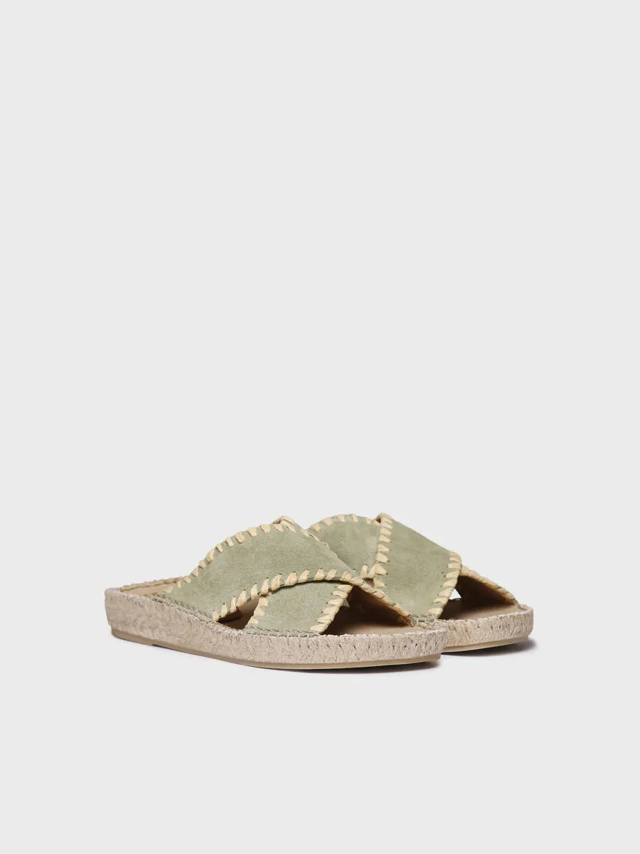  - Sandalias planas tipo BIO de mujer en serraje| BALI-SD  - Toni Pons  