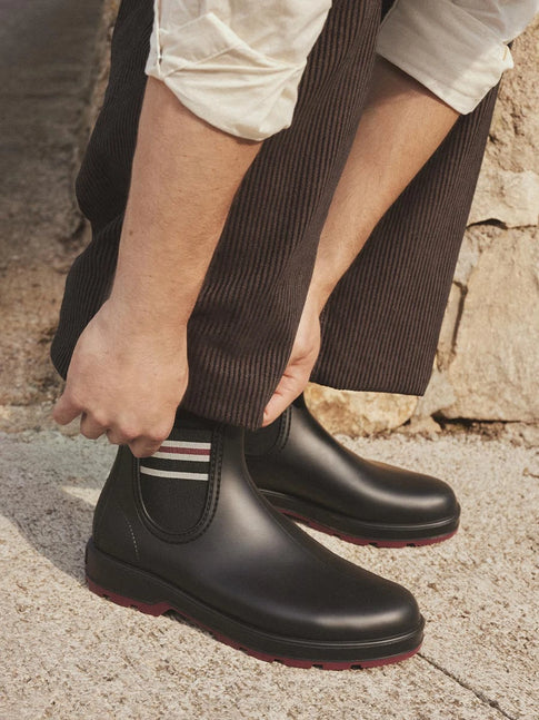 Botins d'aigua per a home de goma amb elàstics | BARRIE