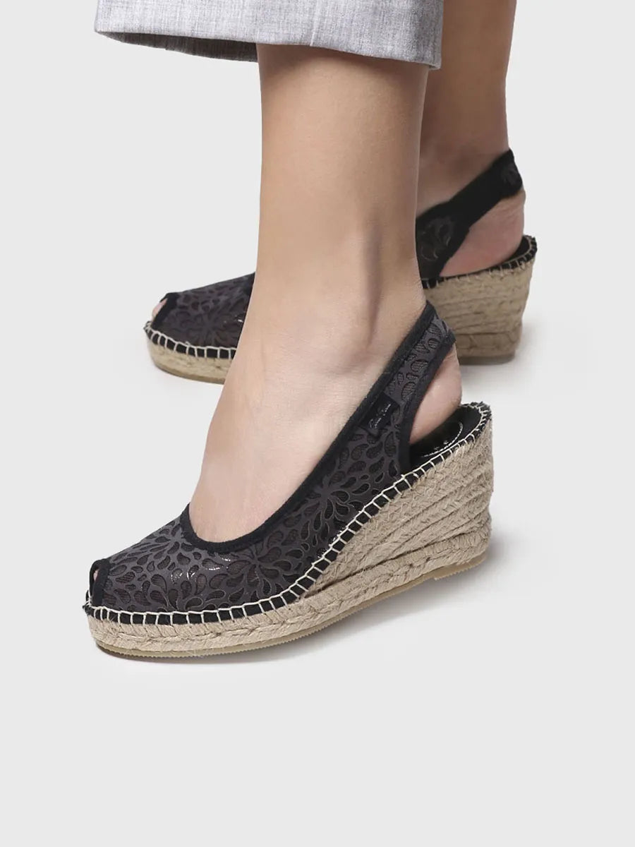 Alpargata mujer - Alpargata estilo peep toe  - Toni Pons  