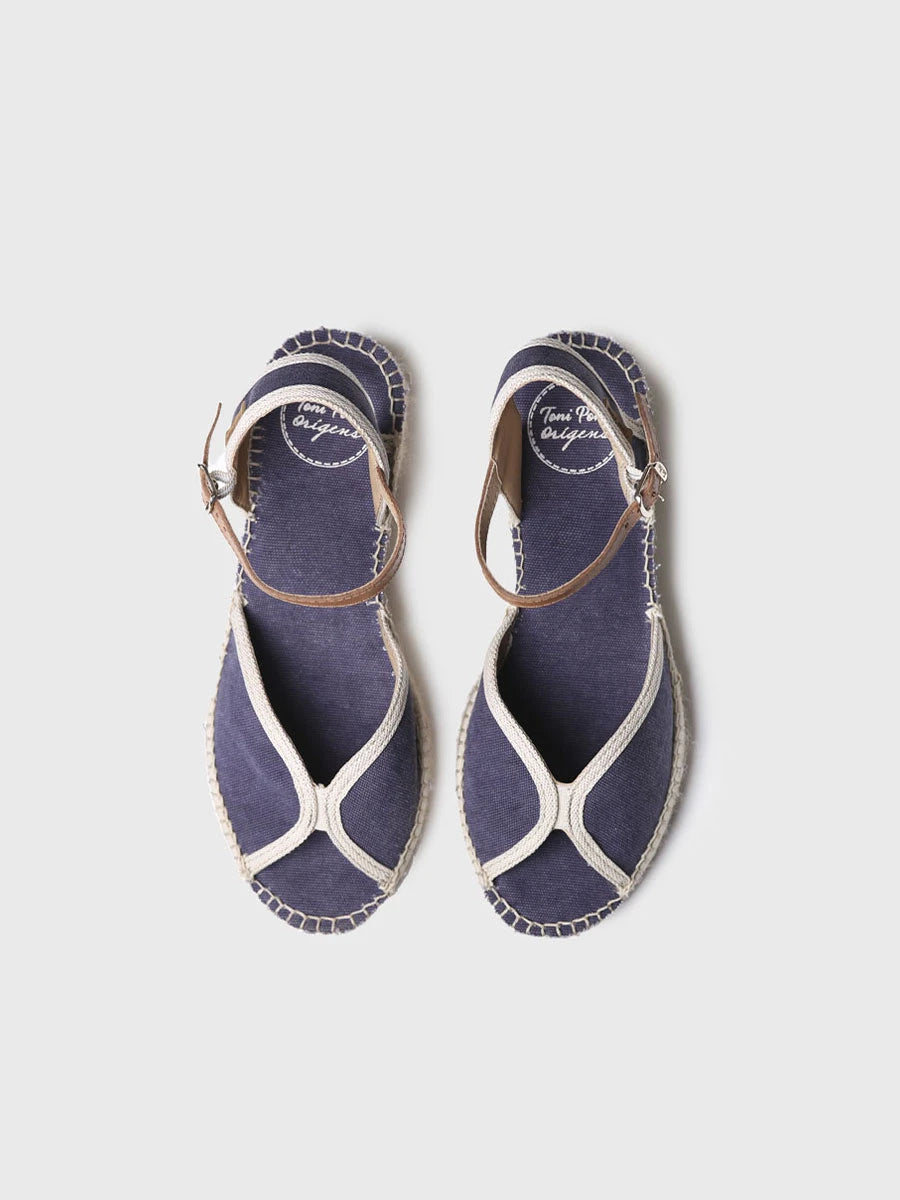 Alpargatas mujer - Alpargata de cuña media de tela  | BEGO  - Toni Pons  