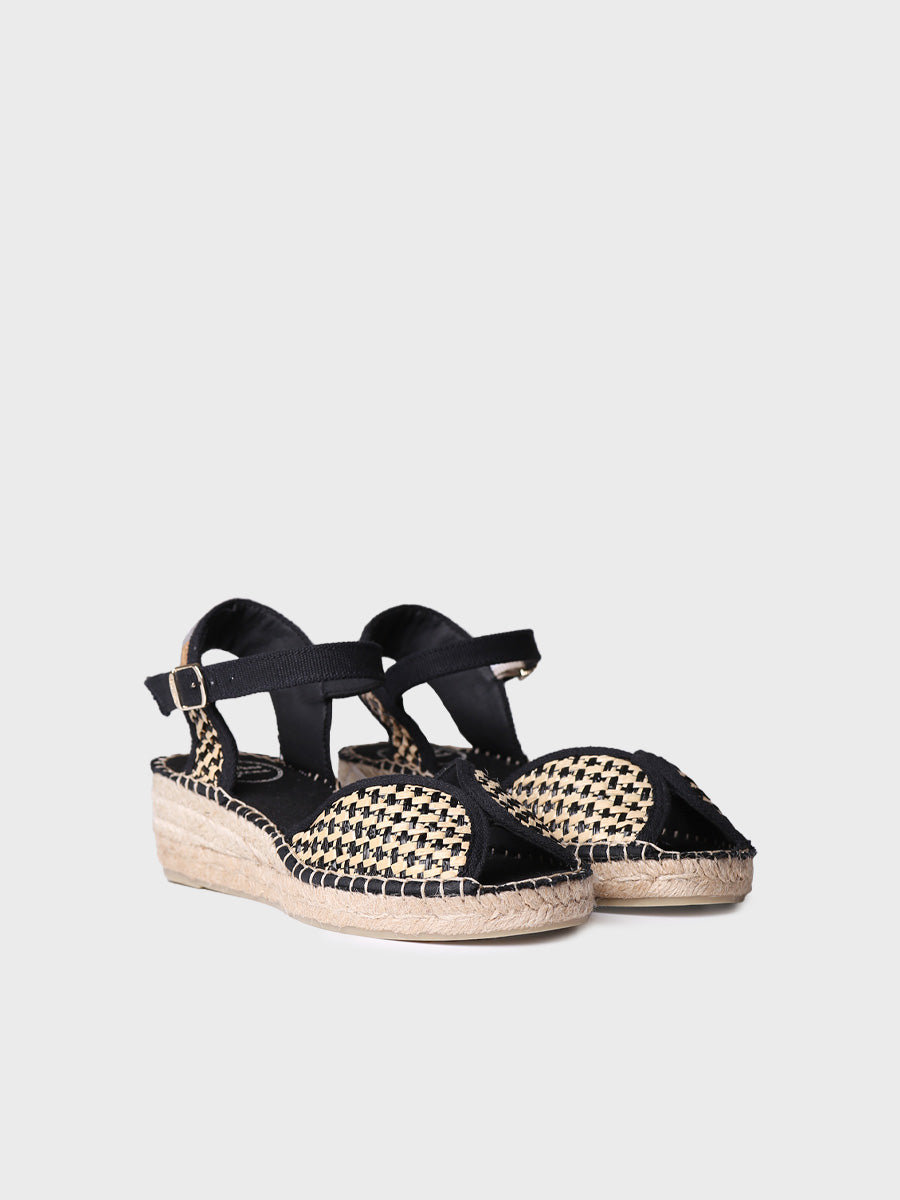 Alpargata mujer - Alpargata de cuña media de mujer en rafia  - Toni Pons  