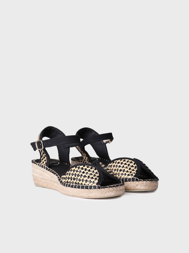 Alpargata mujer - Alpargata de cuña media de mujer en rafia  - Toni Pons  