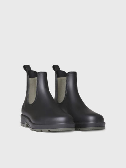 Bottines de pluie pour homme en kaki 