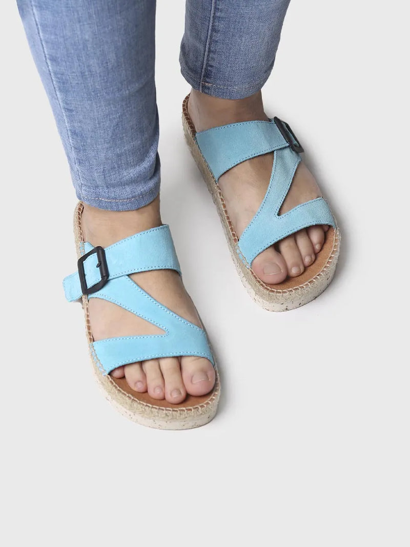 Sandalias mujer - Sandalia plana con tiras cruzadas  - Toni Pons  
