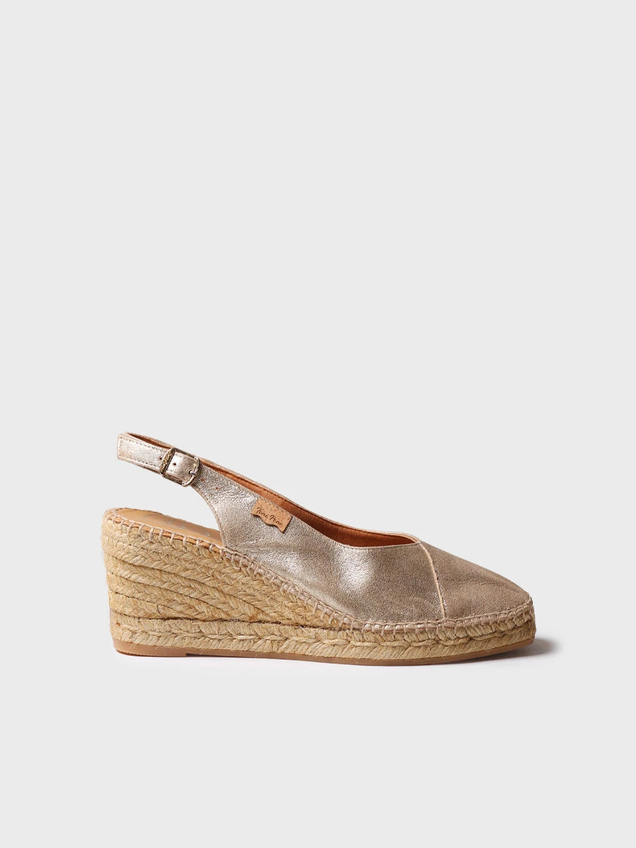  - Alpargatas de cuña cerradas de mujer en piel | BRENDA-AS  - Toni Pons  