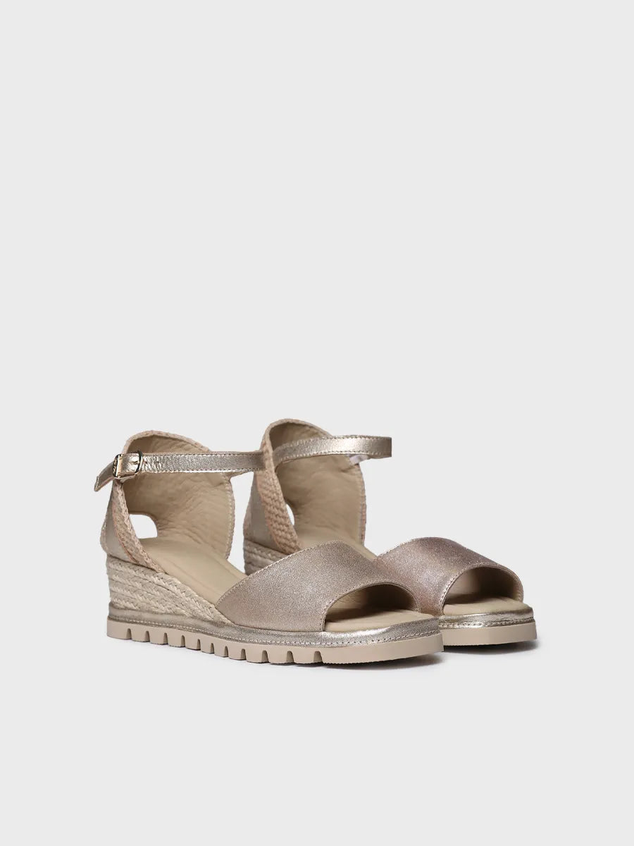  - Alpargatas de cuña de mujer en serraje | BRISA  - Toni Pons  