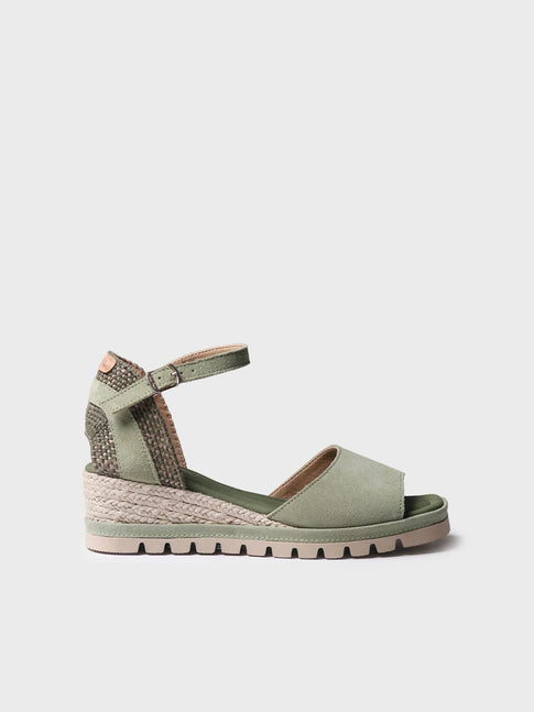  - Alpargatas de cuña de mujer en serraje | BRISA  - Toni Pons  